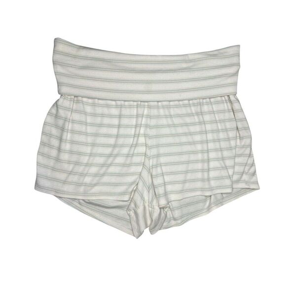 Old Navy Women’s XL Pajama Set Tank & Fold Over Shorts Striped - Picture 2 of 9